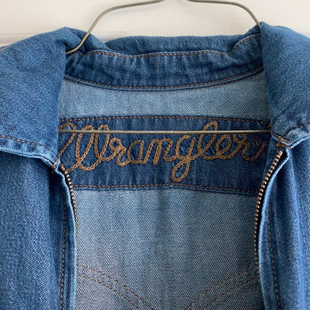Vintage wrangler jumper jean suit